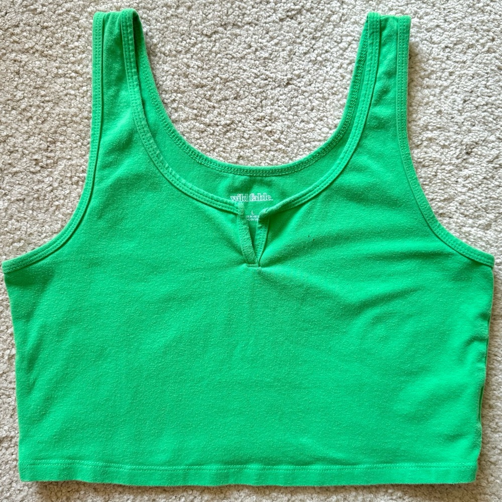Wild Fable Crop Tank Top Bundle - Pink, Orange, Green, Blue - Picture 5 of 7